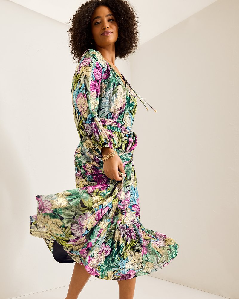 Tommy Bahama Best Price - Jungle Jewels Shimmer Maxi Dress