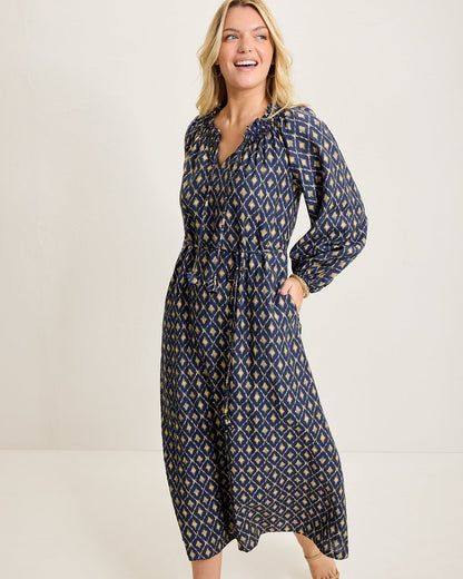 Tommy Bahama Featured - Diamond Cay Long-Sleeve Maxi Dress