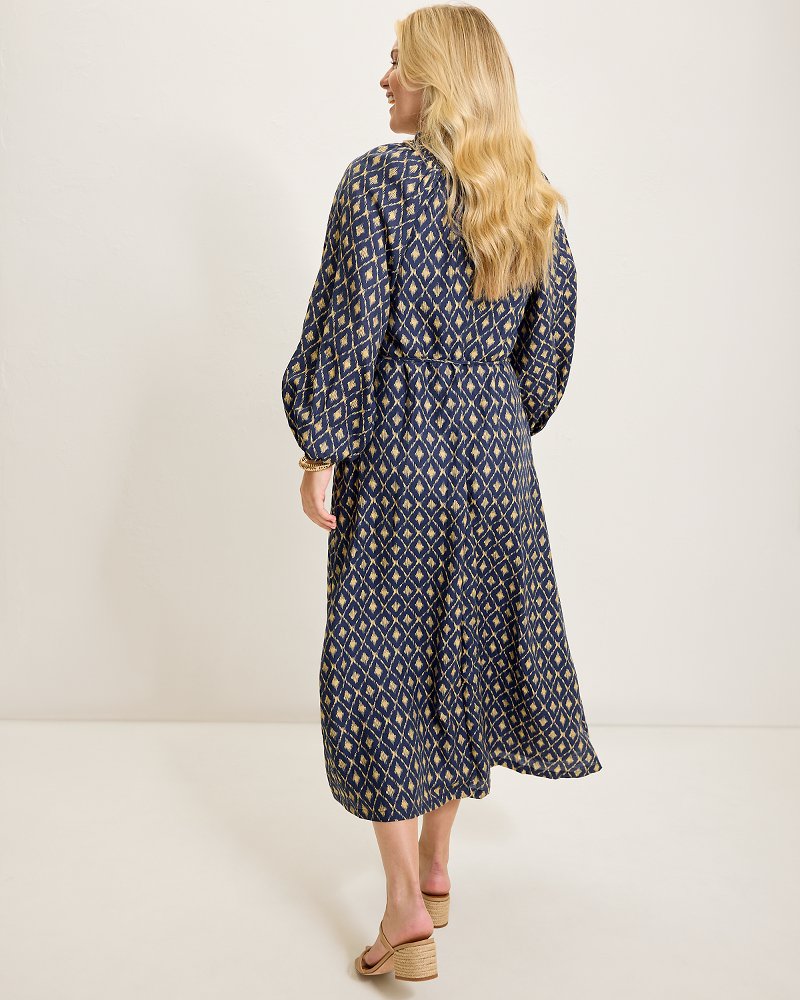 Tommy Bahama Featured - Diamond Cay Long-Sleeve Maxi Dress