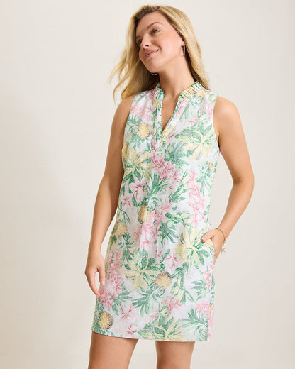 Tommy Bahama Trending - Two Palms Orchid Oasis Linen Shift Dress