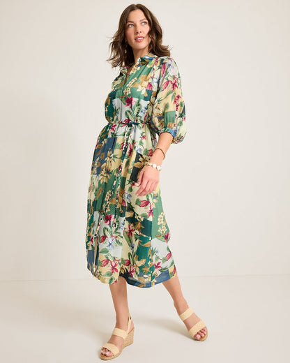 Tommy Bahama Trusted - Hightide Flora Midi Shirt Dress