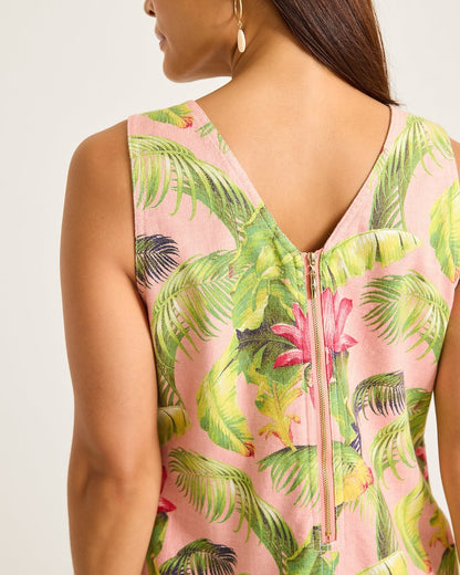 Tommy Bahama Trending - Palm-A-Dora Frond Royal Sheath Dress