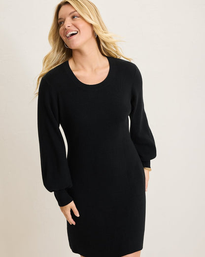 Tommy Bahama Signature - Flared Pickford Balloon-Sleeve Dress