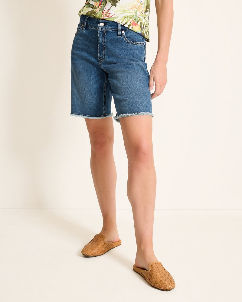 Tommy Bahama Value - Cut-Off Bermuda Denim Shorts