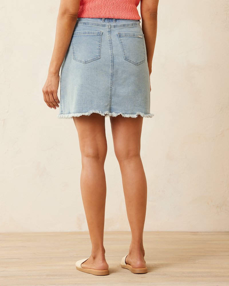 Tommy Bahama Classic - Boracay® Indigo Raw-Edge Skirt