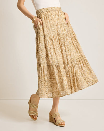Tommy Bahama Recommended - Playa Python Shimmer Midi Skirt