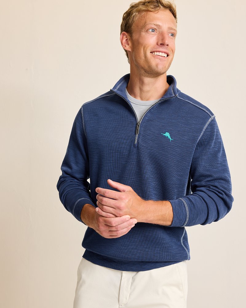 Tommy Bahama Featured - Tobago Bay Half-Zip Sweatshirt