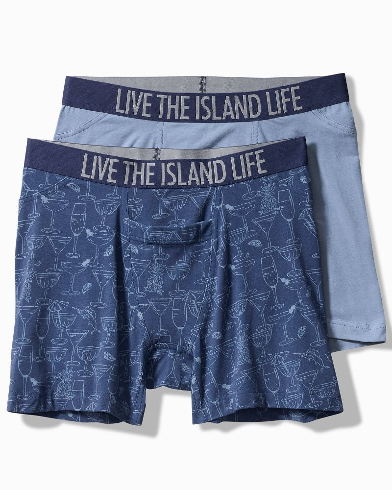 Tommy Bahama New - Cotton-Modal Boxer Briefs - 2-Pack