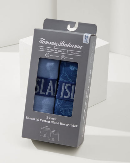 Tommy Bahama New - Cotton-Modal Boxer Briefs - 2-Pack
