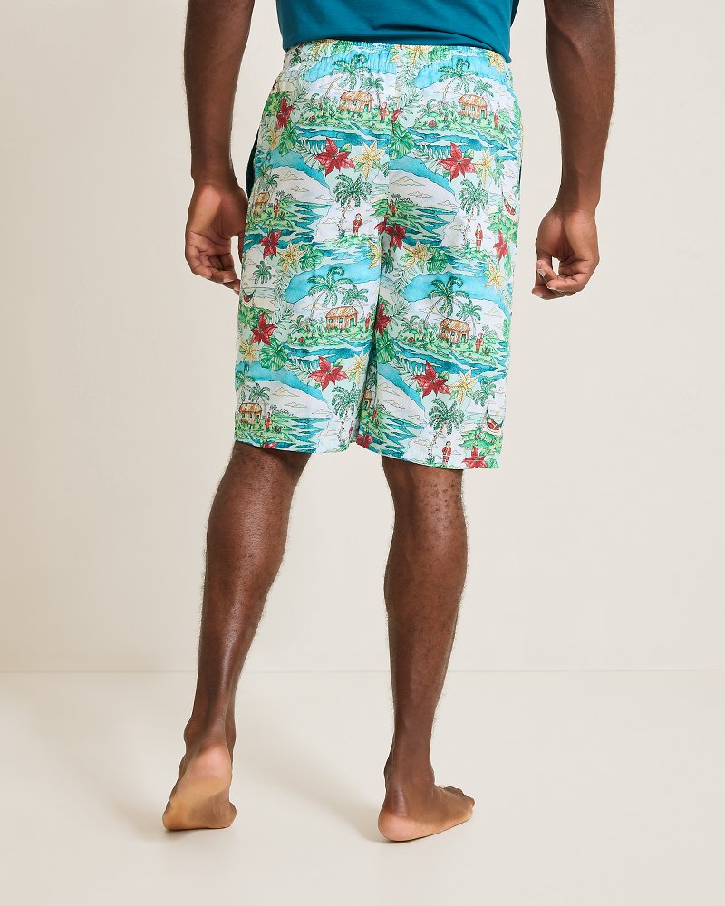 Tommy Bahama Best Price - Big & Tall Woven Tropical Print Pajama Shorts