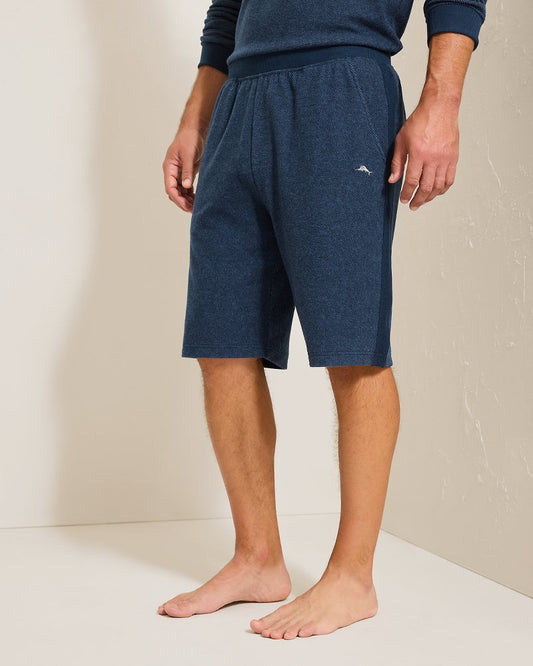 Tommy Bahama Featured - Big & Tall Textured Twill Stripe Pajama Shorts