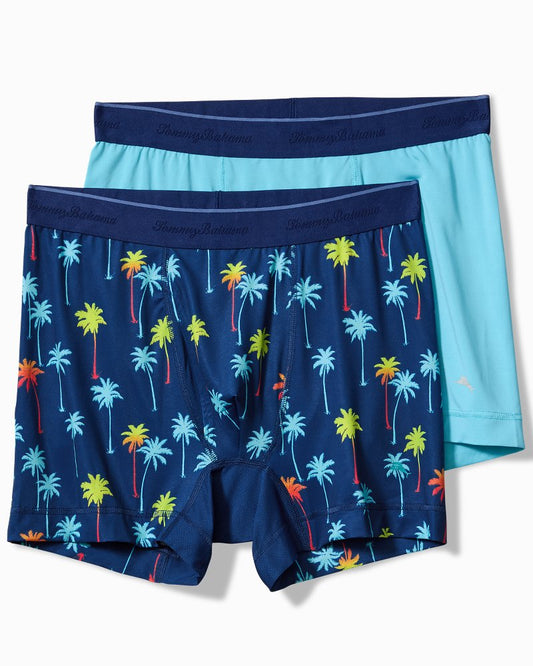 Tommy Bahama New - Aloha Print Tech Boxer Briefs - 2-Pack