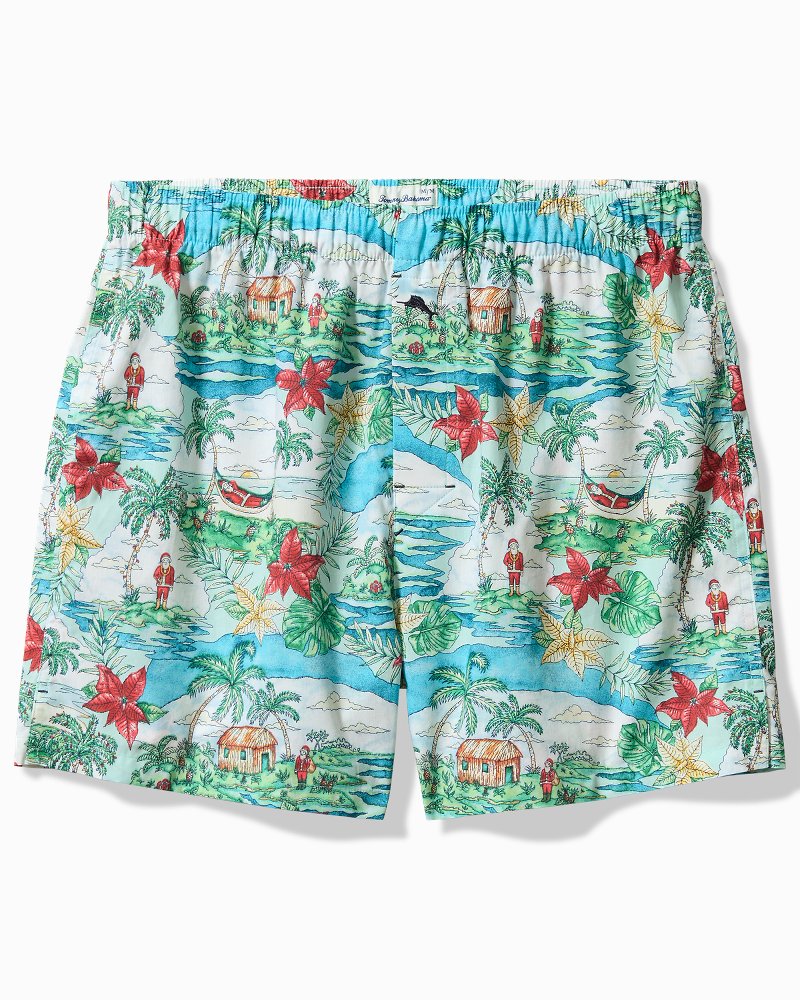 Tommy Bahama Customer Favorite - Big & Tall Woven Tropical Print Boxers
