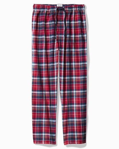 Tommy Bahama Premium - Big & Tall Flannel Plaid Pajama Pants