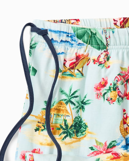 Tommy Bahama New - Holiday Santa Long Sleeve & Pants Pajama Set