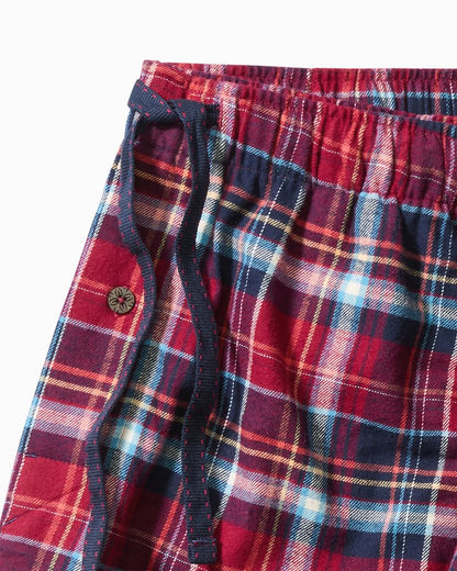 Tommy Bahama Signature - Big & Tall Flannel Long Sleeve & Pants Pajama Set