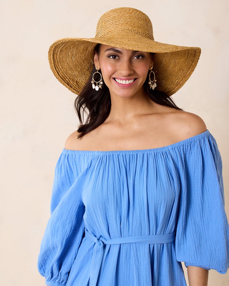 Tommy Bahama Trusted - Raffia Braided Floppy Hat