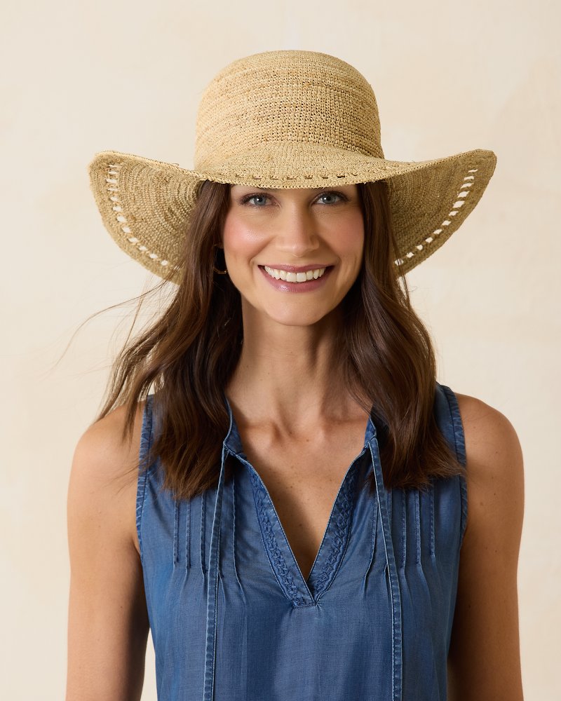 Tommy Bahama Best Price - Isla Crochet Raffia Sun Hat