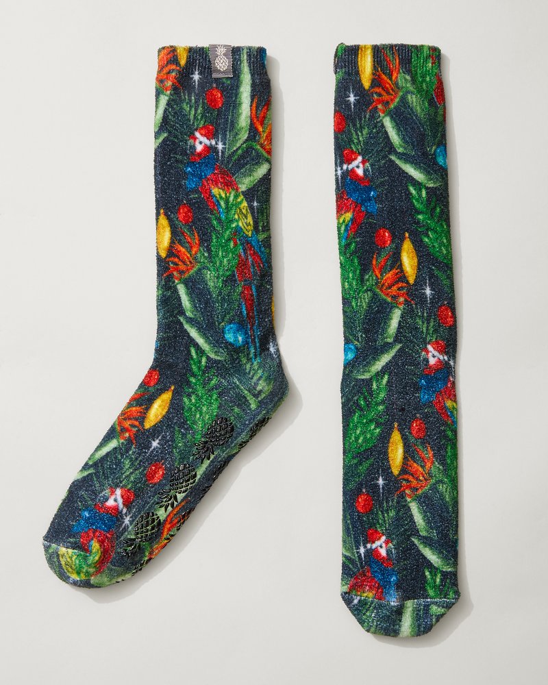 Tommy Bahama Popular - Island Soft® Holiday Parrot Socks