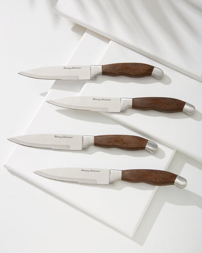 Tommy Bahama Quality - Monzo Wood Knife Set - Set of 4