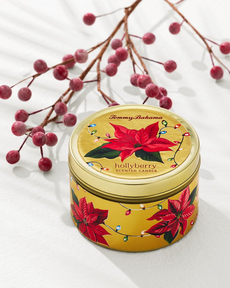 Tommy Bahama Special Offer - Hollyberry 6-oz. Travel Candle Tin