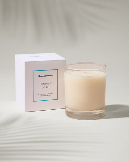 Tommy Bahama Discount - Island Glow Luminary Candle Refill - Coconut Oasis