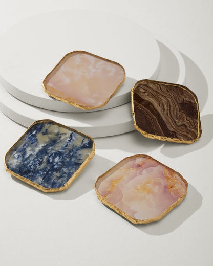 Tommy Bahama Trending - Agate Coasters — Set of 4