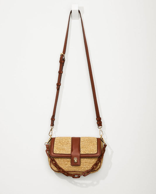 Tommy Bahama Recommended - Raffia & Leather Chain Crossbody