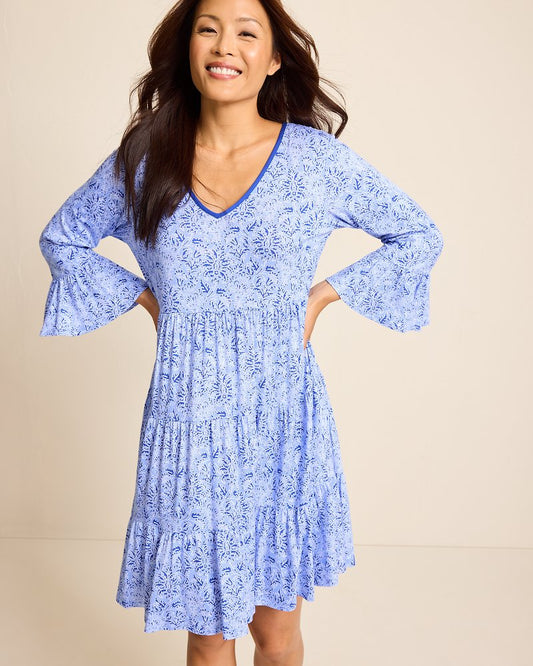 Tommy Bahama Quality - Jersey 3/4-Sleeve Short Sleep Dress