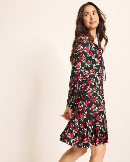 Tommy Bahama Discount - Jersey Long-Sleeve Short Sleep Dress