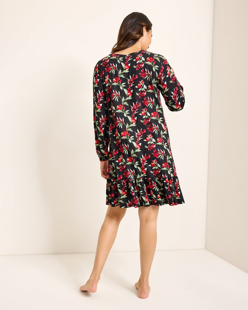 Tommy Bahama Discount - Jersey Long-Sleeve Short Sleep Dress
