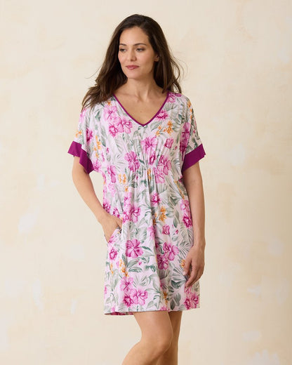 Tommy Bahama Hot Sale - Jersey Short-Sleeve Sleep Caftan