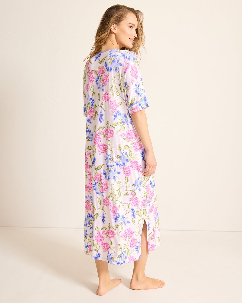 Tommy Bahama Discount - Jersey Short-Sleeve Maxi Sleep Caftan