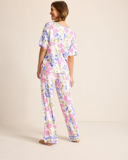 Tommy Bahama Sale - Jersey V-Neck Top & Pants Pajama Set