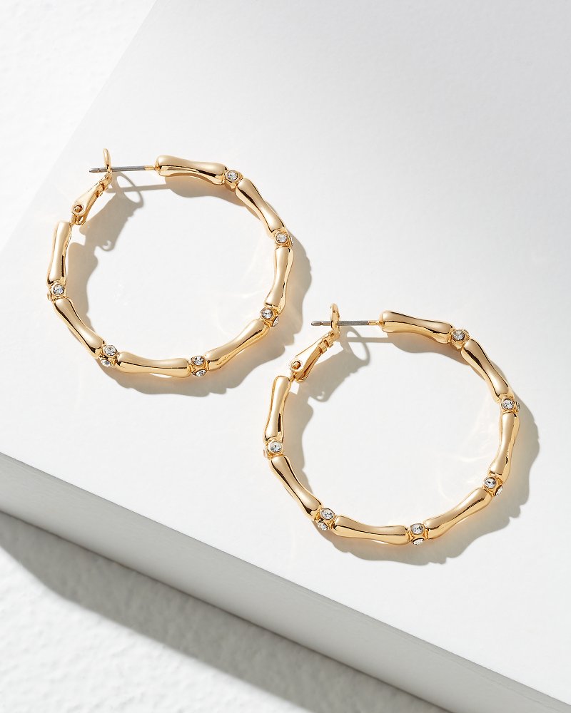 Tommy Bahama Great Value - Island Essence Bamboo Hoop Earrings