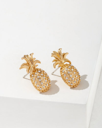 Tommy Bahama Special Offer - Tropical Blooms Pineapple Stud Earrings