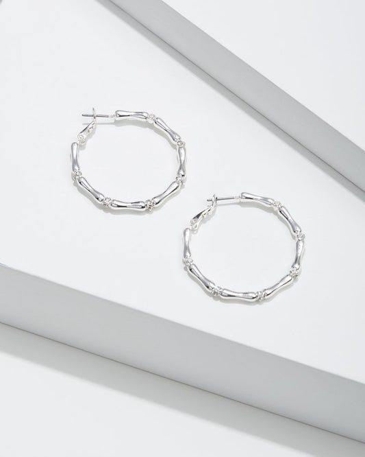 Tommy Bahama Customer Favorite - Island Essence Bamboo Hoop Earrings